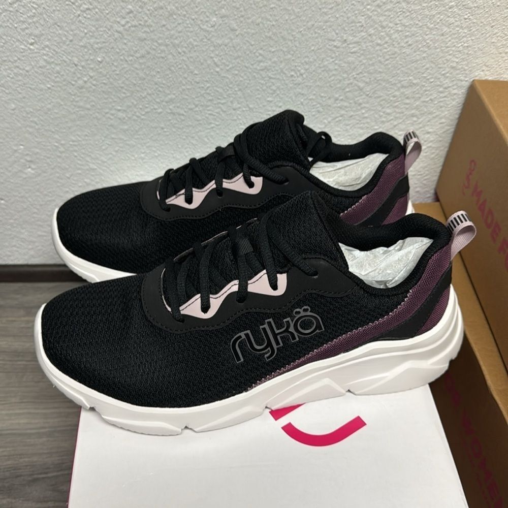 Ryka Lace-Up Max Cushion Mesh Washable Sneakers-Glide (WIDE) - Picture 7 of 7